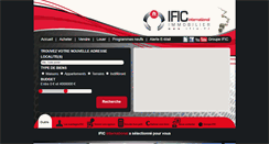 Desktop Screenshot of ific.fr