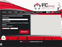 Tablet Screenshot of ific.fr